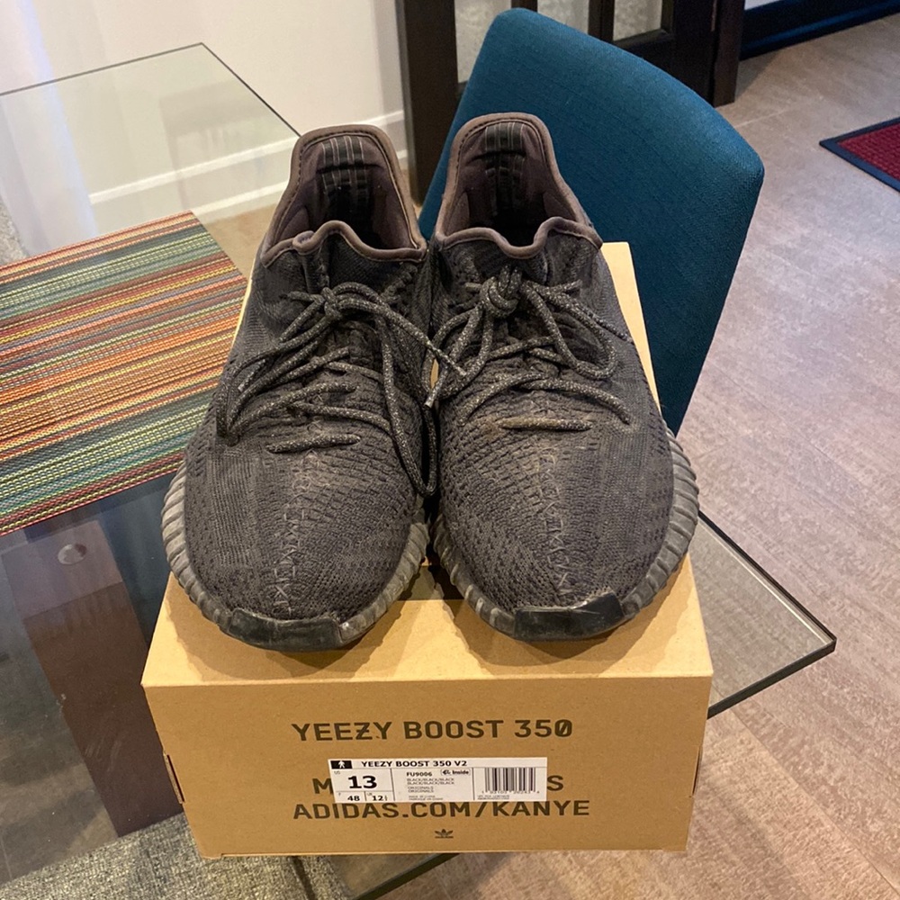 Yeezy Boost 350 black sneakers